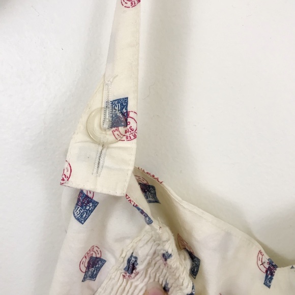 GIRLS FROM SAVOY ANTHRO PARIS POSTAGE PINUP DRESS - Picture 7 of 8